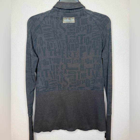 Matilda Jane Sweatshirt Women's Medium Full Zip Athletic Casual Wear Thumb Holes - Picture 8 of 16